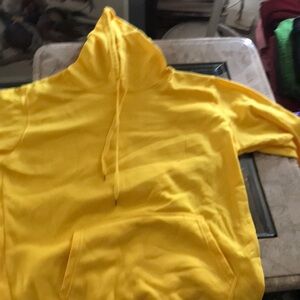 Yellow hoodie